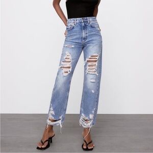 Zara "Pepper Mom" Jeans ☠️